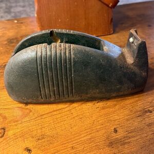 Vintage Scotch Tape Dispenser in Cast Metal. Mid-Century Office Decor